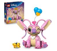 LEGO | Disney Angel - Lilo and Stitch Building Toy - Brick Built Display Figure with 3 Heart Balloons and a Butterfly - Gift for 9+ Year Old Girls, Boys - 43257