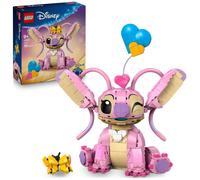 LEGO | Disney Angel - Lilo & Stitch Building Toy - Brick Built Display Figure with 3 Heart Balloons & a Butterfly - Gift for 9+ Year Old Girls, Boys and Adult TV Show Fans - 43257