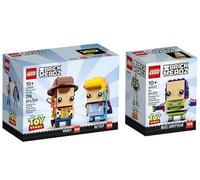 Lego Disney Brick Headz Toy Story Woody - Bo Peep & Buzz Lightyear Building Kit Gift Bundle (Toy Story Bundle)