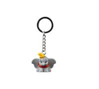 LEGO Disney Dumbo Keychain, Grey Elephant with Yellow Hat and Red Collar, Ages 6+, Item 854328