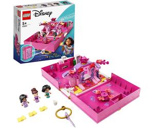 LEGO Disney Encanto Isabela's Magical Door Set 43201 - 3 Micro Dolls Isabela, Louisa & Mirabel, Locking Door & Key, Digital Instructions PLUS