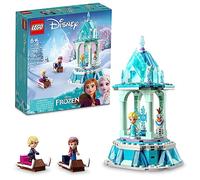 LEGO Disney Frozen Anna and Elsa’s Magical Carousel 43218 Ice Palace Building Toy Set with Elsa, Anna and Olaf, Great Birthday Gift for 6 Year olds