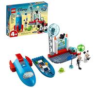 LEGO Disney Mickey and Friends Mickey Mouse & Minnie Mouse’s Space Rocket 10774 Building Kit; A Cool Set for Kids; New 2021 (88 Pieces), Multicolor
