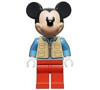 LEGO Disney Mickey Mouse Tan Safari Vest Minifigure from 10777