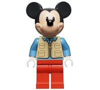 LEGO Disney Mickey Mouse Tan Safari Vest Minifigure from 10777