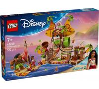 LEGO | Disney Moana 2 Kakamora Barge - Building Toy for 7+ Year Old Girls & Boys - incl. a Boat Model, Moana Mini Doll and Maui Figure - Collectible Birthday Gift for Fans - 43258