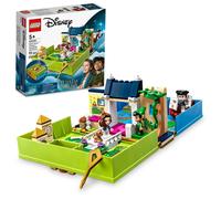 LEGO Disney Peter Pan & Wendy's Storybook Adventure 43220 Portable Playset with Micro Dolls and Pirate Ship Travel Toy for Kids Ages 5 Plus