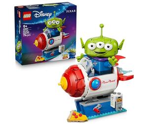 LEGO|Disney Pixar Alien with Pizza Planet Rocket Ride - Spaceship Toy w/Alien Figure for Kids' Bedroom Decor - Gift for 9+ Year Old Boys, Girls & Toy Story Fans - 43307