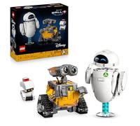 LEGO | Disney Pixar WALL-E and EVE - Display Model Kit for Adults - Brick-Built Robots with M-O & Hal Figures - DIY Home Decor - Collectible Gift for Fans - 43279