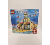 LEGO 43207 Disney Princess Ariel’s Underwater Palace, with The Little Mermaid Mini-Doll Figure & Dolphin FiguresBuildable Castle Toy, Present Idea for Kids, Girls and Boys Aged 6+