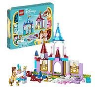LEGO Disney Princess Creative Castles , Toy Castle Playset with Belle and Cinderella Mini-Dolls and Bricks Sorting Box, Travel Toys for Kids, Girls and Boys Aged 6+ 43219