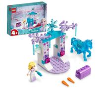 LEGO Disney Princess Elsa and The Nokks Ice Stable Building Toy 43209 Disney Frozen Toy with Buildable Toy Horse Figure and Mini Doll Starter Bricks