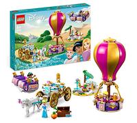 LEGO | Disney Princess Enchanted Journey 3in1 Playset with Cinderella, Jasmine, Rapunzel Mini Dolls with Toy Horse & Carriage, Flying Carpet, Hot Air Balloon, Gift for Girls and Boys Aged 6 Plus 43216