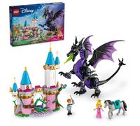 LEGO Disney Princess Maleficents Dragon Form Building Set for Kids and Sleeping Beauty Fans Disney Princess Figure Castle Toy Fun Gift Idea for Gir