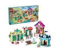 LEGO ǀ Disney Princess: Disney Princess Market Adventure, Buildable Toy for Kids, Girls & Boys with Tiana, Aurora, Ariel and Cinderella Mini-Doll Figures and 4 Houses, Imaginative Gift Idea 43246