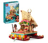LEGO | Disney Princess Moana's Wayfinding Boat Set, Building Toy with Moana and Sina Mini-Dolls plus a Dolphin Figure, Creative Gift for Kids, Girls and Boys Aged 6 Plus 43210