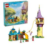 LEGO Disney Princess Rapunzel’s Tower & The Snuggly Duckling Tangled Building Toy with Flynn Rider and Mother Gothel Mini-Dolls, Disney Princess Toy, Fun Gift for Girls and Boys Ages 6 Plus, 43241