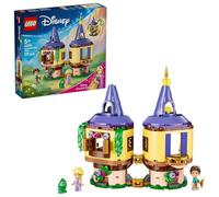 LEGO | Disney Princess Rapunzel's Mini Tower Toy - Tangled Set w/ 2 Mini Dolls, Pascal Figure, Accessories & Lock - Gift for 5+ Year Old Girls & Movie Fans - 43294