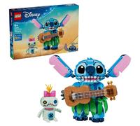 LEGO | Disney Stitch & Scrump Toy - 2 Figures w/Accessories incl. a Ukulele for Kids' Room Decor - Birthday Gift Idea for 9+ Year Old Girls, Boys & Movie Fans - 43296
