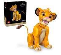 LEGO Disney Young Simba The Lion King Building Sets for Adults - Buildable Disney Figurine for Display, Ages 18+ - DIY Kits & Crafts for Fans of Movie - Collectible Disney Gift for Christmas - 43247