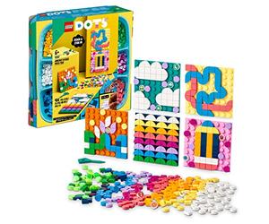 LEGO DOTS Adhesive Patches Mega Pack 41957 DIY Craft Kit; A Fun Arts-And-Crafts Activity That Inspires Creativity; Makes an Imaginative Personalised Design Gift for Crafts Lovers Aged 6+ (486 Pieces)