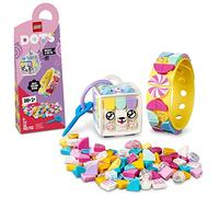 LEGO DOTS Candy Kitty Bracelet & Bag Tag 41944 DIY Craft Kit Bundle; A Fun Design Kit for Creative Kids Aged 6+ (188 Pieces)