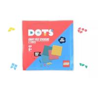 LEGO DOTS Craft Felt Stickers 4 Pack 6+ Multipack Blue Pink Yellow Fun Crafting Gift