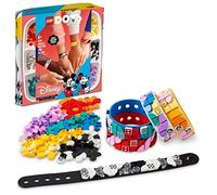 LEGO DOTS Disney Mickey & Friends Bracelets Mega Pack 41947 5in1 Crafts Set, DIY Toy Jewelry Making Kit for Kids, with Glitter and Minnie Mouse Tiles