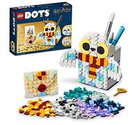 LEGO DOTS Hedwig Pencil Holder 41809, Harry Potter Owl Desk Decor, Back to School Supplies Set Includes Pot and Noteholder with Building Elets, Toy Crafts Gift, Medium