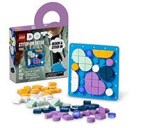 LEGO DOTS Stitch-on Patch 41955 DIY Craft Decoration Building Toy Set for Girls Boys and Kids Ages 8+; Customizable Fashion Kit for Arts-a