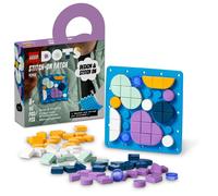 LEGO DOTS Stitch-on Patch 41955 DIY Craft Decoration Building Toy Set for Girls Boys and Kids Ages 8+; Customizable Fashion Kit for Arts-a