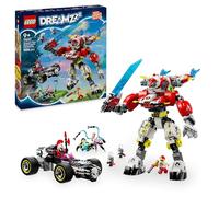 Lego Dreamzzz Cooper&Rsquo;S Tiger Mech &Amp; Zero&Rsquo;S Hot Rod Car Toy 71497 One Colour