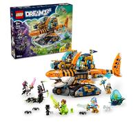 LEGO DREAMZzz 2in1 Tiger Shark Tank Toy - Transforms into a Pirate Ship w/a Cannon - incl. 5 Minifigures & 2 Collectible Treasure Creatures - Gift for 9+ Year Old Boys - 71515