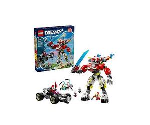 Lego Dreamzzz Cooper&Rsquo;S Tiger Mech & Zero&Rsquo;S Hot Rod Car Toy 71497 One Colour