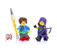 LEGO DreamZzz Minifigure Combo - Mateo and Zoey (with Accessories) 71454, 71456