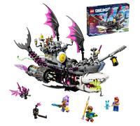 LEGO DREAMZzz Nightmare Shark Ship 71469 Construct The Building Toy Set as a Flying Pirate Ship or a Monster Truck Includes 4 Minifigures Shark Toy
