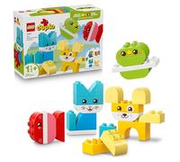 LEGO DUPLO 3 in 1 Creative Cute Pets - Educational Fine Motor Skills Toy for Toddlers - Animal Figures incl. Dog, Cat, Bird & Fish - Birthday Gift for 1+ Year Old Babies, Girls & Boys - 10477