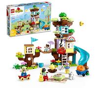 LEGO DUPLO 3in1 Tree House 10993 Creative Building Toy for Toddlers, includes 8 Figures for Teaching Social Skills, Playing Together and Group Play, Great Birthday Gift for Kids
