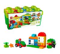 LEGO DUPLO All-in-One-Box-of-Fun Building Kit 10572 Open Ended Toy for Imaginative Play with Large Bricks Made for Toddlers and preschoolers (65 Piece