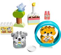 LEGO Duplo Animal Train w/ Sound - Puppy & Kitten 10977 Toy for Toddlers,