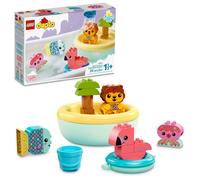 LEGO DUPLO Bath Time Fun: Floating Animal Island 10966 Bath Toy for Babies and Toddlers 1.5 Plus Years Old Baby Bathtub Water Toys Easy to Clean