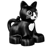 LEGO DUPLO Black Kitten Minifigure from 10847 (Bagged)