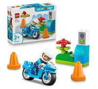 LEGO DUPLO Blue Police Motorcycle Toy for Toddlers 10471