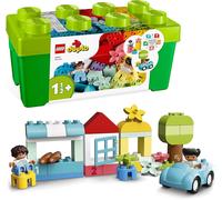 LEGO DUPLO Classic Brick Box Building Set with Storage, First Bricks, Fine Moto
