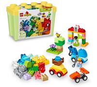 LEGO DUPLO Classic Cars and Trucks Brick Box Playset Educational STEM Toy Preschool Toy Building Set for Toddlers Aged 18 Months Plus Learning Toy