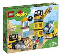 LEGO DUPLO Construction Wrecking Ball Demolition 10932 Toy for Preschool Kids; Building and Imaginative Play with Construction Vehicles; Great Develop