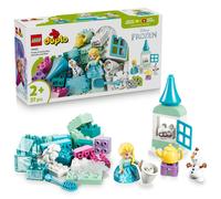 LEGO DUPLO Disney Frozen Creative Box with Elsa and Olaf - Educational Motor Skills Toy for Toddlers - Montessori Set w/ 2 Figures - Gift for 2+ Year Old Girls & Boys - 10462