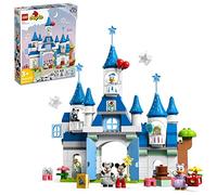 LEGO DUPLO Disney 3 in 1 Magic Castle 10998 Building Set for Family Play with 5 Disney Figures Including Mickey, Minnie and Friends, Magical Disney 100 for Kids & Toddlers Ages 3 and Up