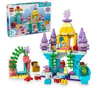 LEGO DUPLO Disney Ariels Magical Underwater Palace Building Toy Set - The Little Mermaid Toy for Girls & Boys Ages 2+ - Toddler Preschool Sensory Toy