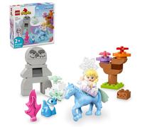 LEGO DUPLO Disney Elsa & Bruni in The Enchanted Forest Frozen Toy - Disney Princess Building Set for Toddlers with Elsa Minifigure - Gift Ideas for Pr